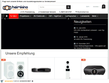 Tablet Screenshot of heimkino-partner24.com